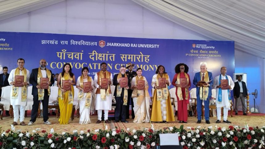 Université Jharkhand Rai d’Inde : Euphrasie Kouassi Yao distinguée Docteur Honoris Causa