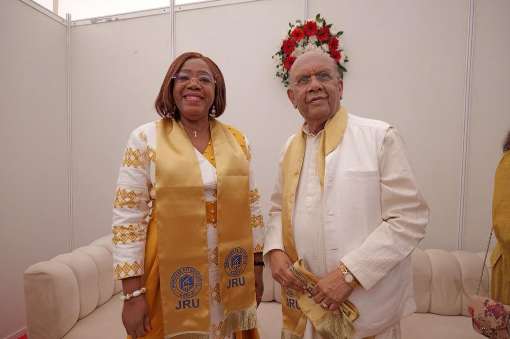 Université Jharkhand Rai d’Inde : Euphrasie Kouassi Yao distinguée Docteur Honoris Causa