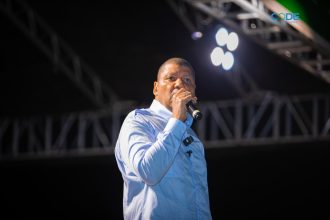 Jean Louis Billon en meeting à Agbaou