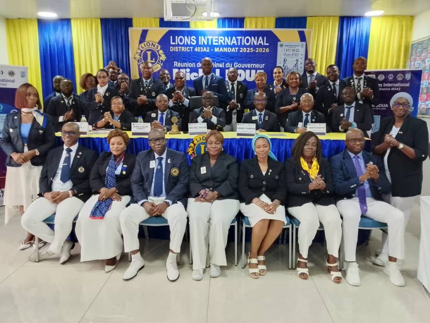 Lions Clubs International : Michel Boua, gouverneur du district 403 A2 fait le bilan et perspectives du 1er trimestre