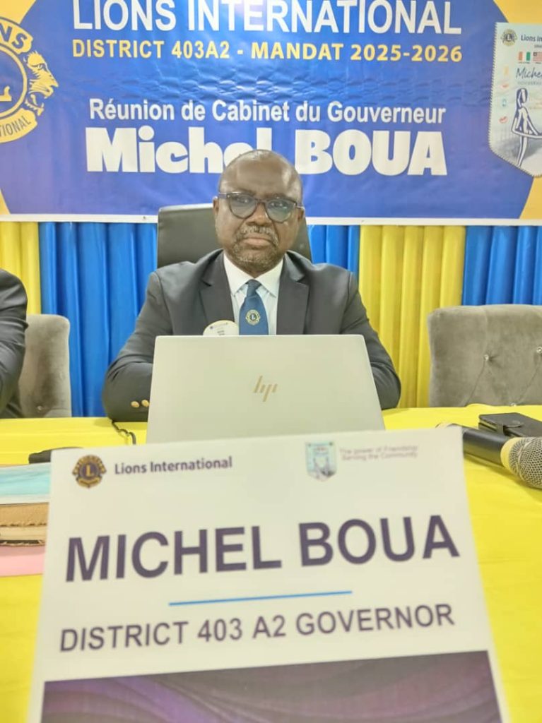 Lions Clubs International : Michel Boua, gouverneur du district 403 A2 fait le bilan et perspectives du 1er trimestre