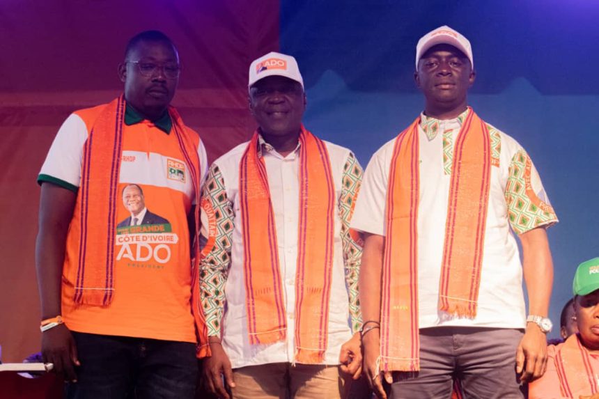 Présidentielle 2025 : la jeunesse de Bouaké derrière Koné Mamadou pour une victoire d’ADO dès le premier tour