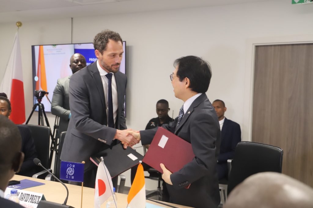 Coopération Côte d’Ivoire–Japon : l’OIM et le Gouvernement japonais lancent un projet stratégique pour renforcer la gestion des frontières ivoiriennes