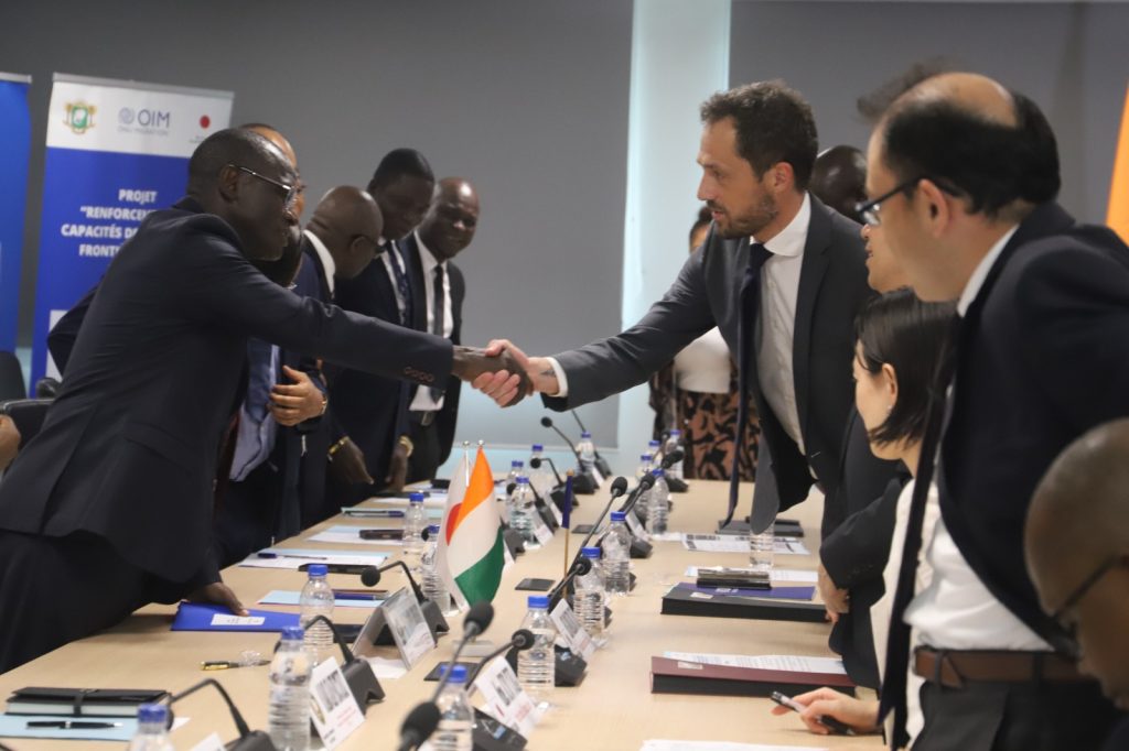 Coopération Côte d’Ivoire–Japon : l’OIM et le Gouvernement japonais lancent un projet stratégique pour renforcer la gestion des frontières ivoiriennes