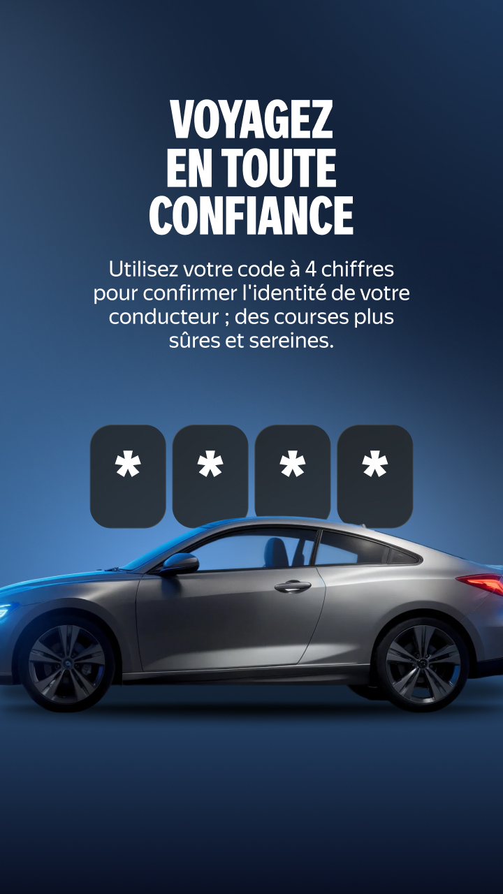 Mobilité urbaine : Yango renforce la sécurité des courses avec un code PIN de vérification