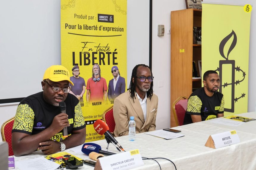 Liberté d’expression : Amnesty International mise sur la musique pour sensibiliser les citoyens