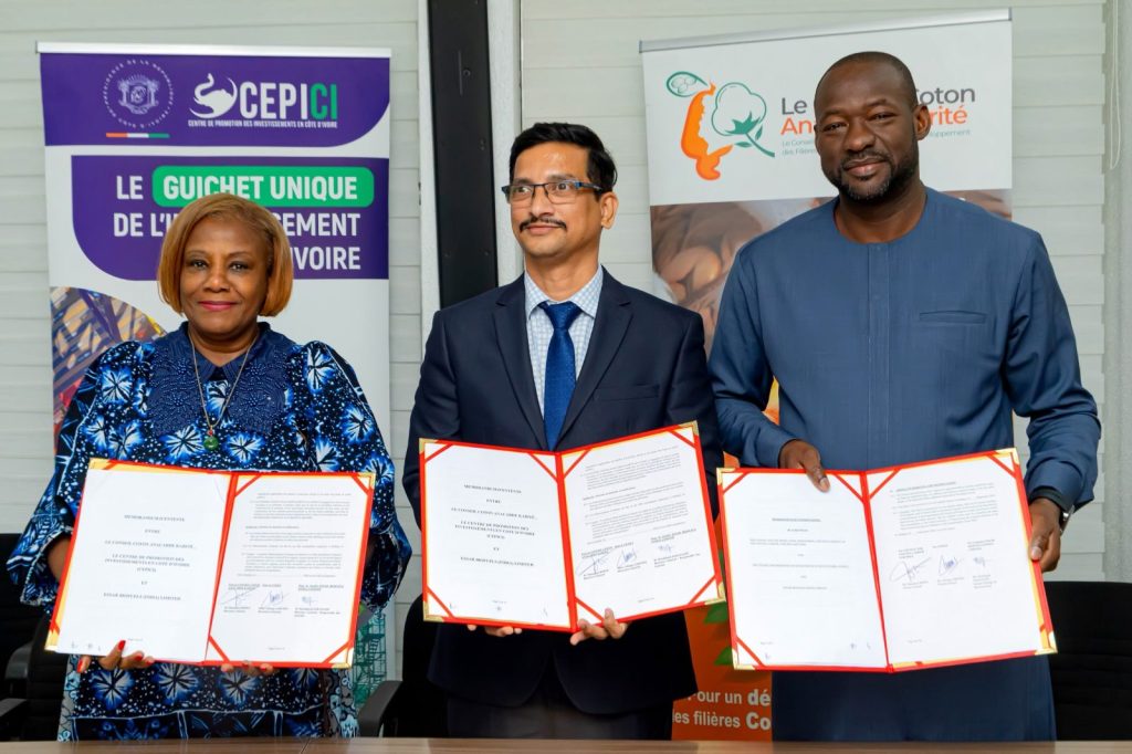 Transformation de l’anacarde : Essar Biofuels signe un accord d’investissement de 45 milliards FCFA avec le CCAK et le CEPICI