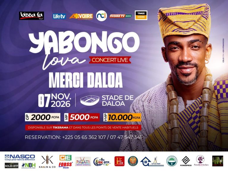 Yabongo Lova en concert au stade de Daloa